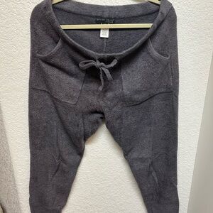 Barefoot Dreams Charcoal Knit Lounge Pants